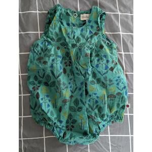 Moulin Roty floral baby bubble romper